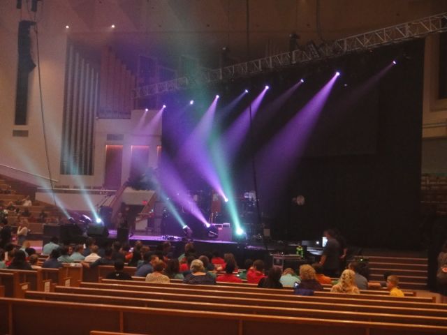 so I decided to get closer... jeremy camp concert