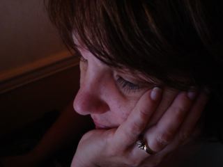 Lorie Sheffer sans makeup (photo: Gary Sheffer) Lorie Sheffer