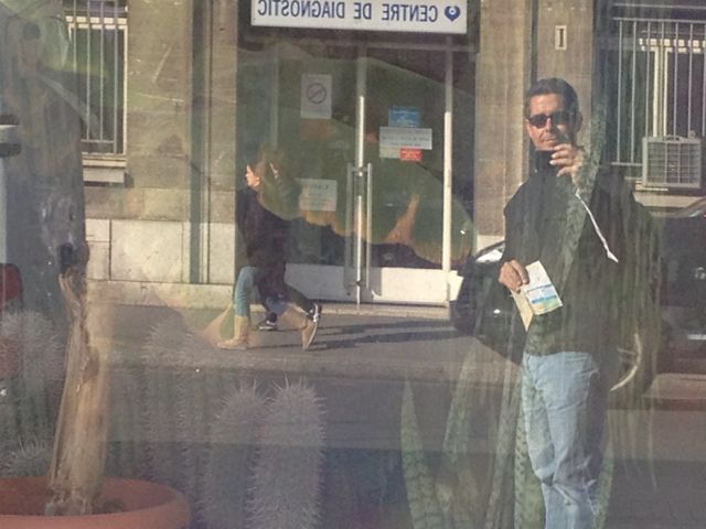 walked for seven hours through France, at the end, a mirror appeared self reflection