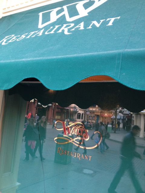 Paris... it was closed....bummer Walt Disney's restaurant
