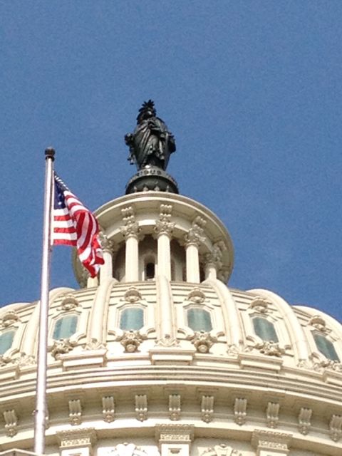 Freedom is 19.5 feet tall...and one of the concepts that makes for a great business trip Freedom