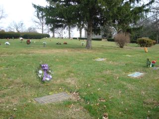 photo of graveyard holiday wreath
