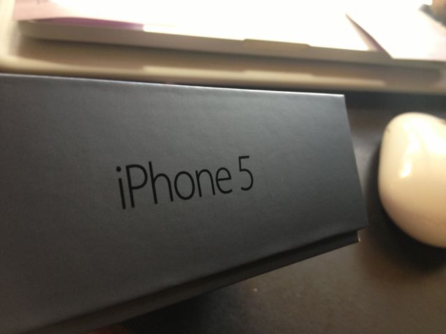while the 5 is new, the iPhone is not... it arrived Oct 1, 2012 new iPhones