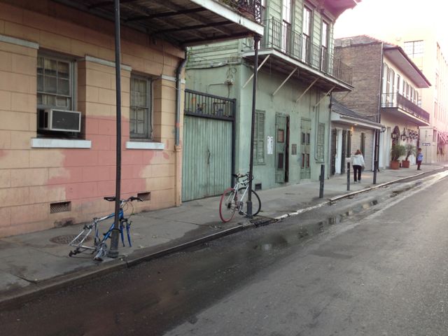 a block from Bourbon Street, 7:15am Wednesday Oct. 17, 2012 un-lived life?