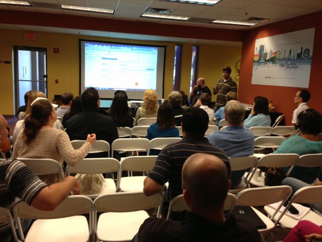 mostly mid lifers n this WordPress Orlando Meetup... hoping WordPress will set them free to soar WordPress Orlando Meetup