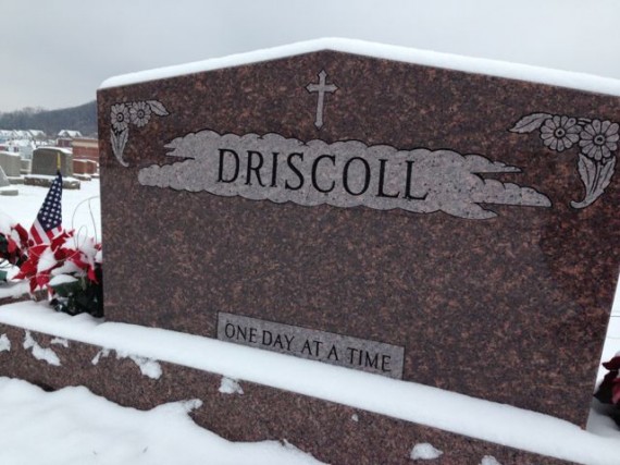Inspiring tombstone message
