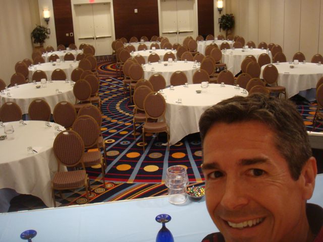 everyone expects the speaker to be smart and funny... all eyes critiquing every word and move fear of speaking