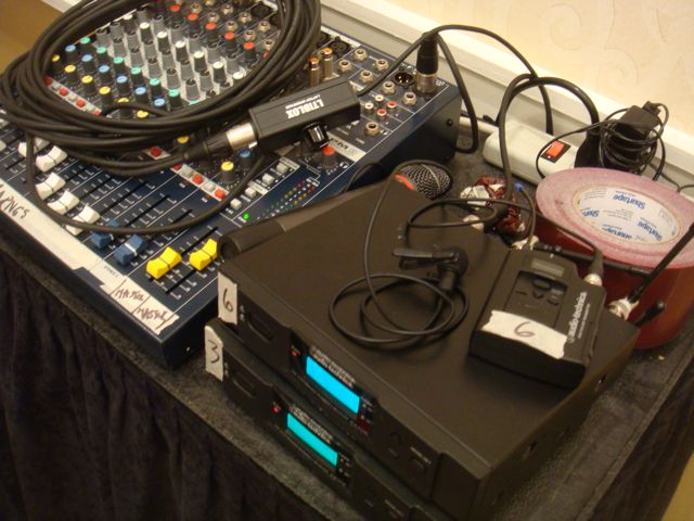 a microphone only magnifies the mistakes, or successes av equipement