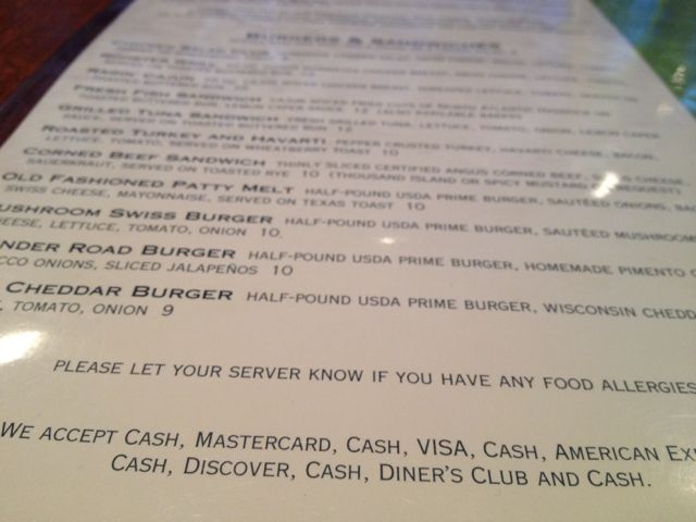 photo f clever restaurant menu payment methods