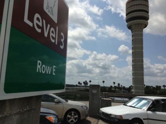 Orlando International Airport parking deck