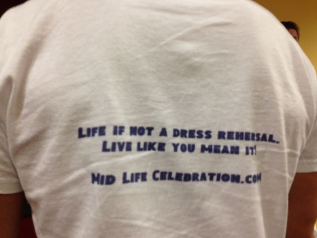 Midlife celebration t-shirt