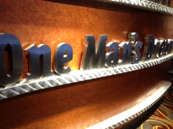 Walt Disney One Man's Dream welcome sign