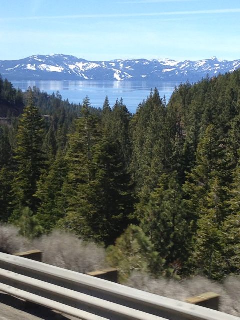 Lake Tahoe from motot coach