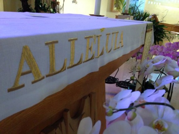 Church alter display