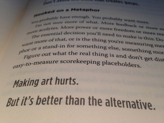 Seth Godin excerpt about making art