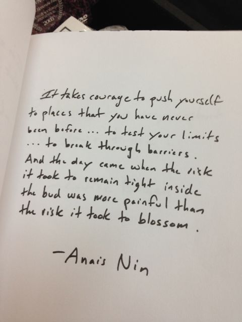 Random page from a quote book (Hana, Hawaii)