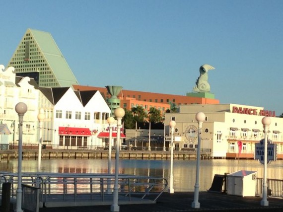 Disney's Swan and Dolphin Resorts from Disney's Boardwalk Resort