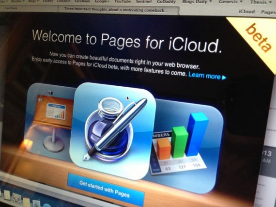 iWork for iCloud Beta screenshot