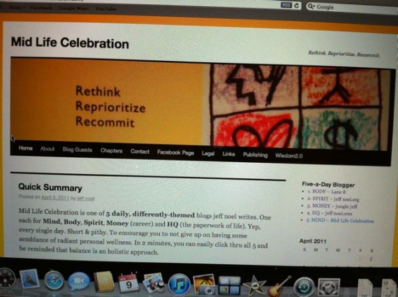 Mid Life Celebration website 2011
