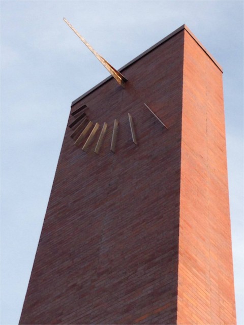 Modern day sun dial