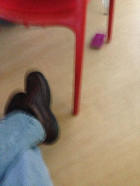 photo of legs stretched out