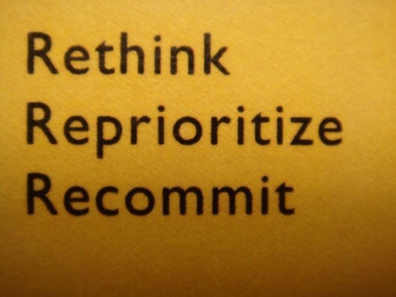 rethink • reprioritize • recommit