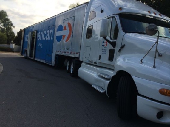 American Van Lines moving truck