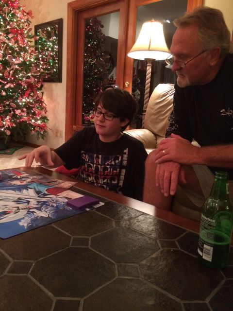 God Son and God Father, Christmas eve 2013 (last night)