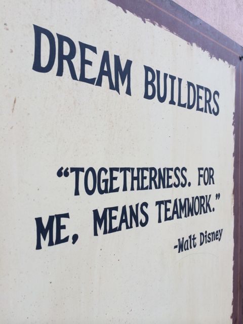 Walt Disney quote on sign at Disney's Animal Kingdom Theme Park