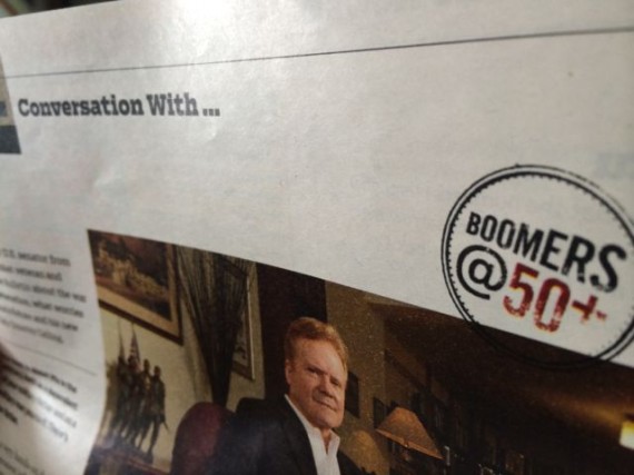 AARP article about 50+Boomers