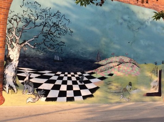 wall mural in Iowa City