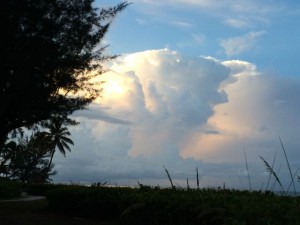 Morning clouds off Sanibel Island