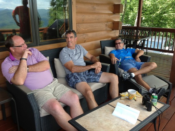 A bunch of 55 year old college buddies