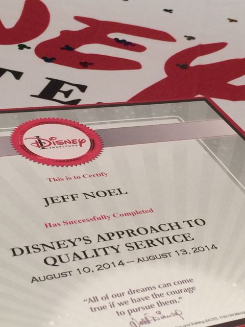 Graduate degree in Disney Customer Service