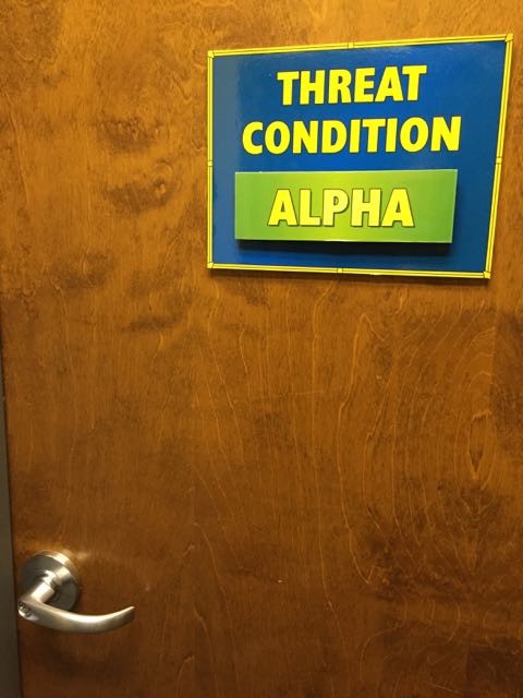 Creative conference room door sign