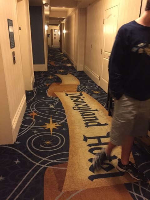 Disneyland Hotel Hallway
