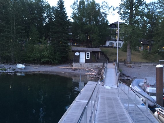 Lake McDonald Lodge boat dock