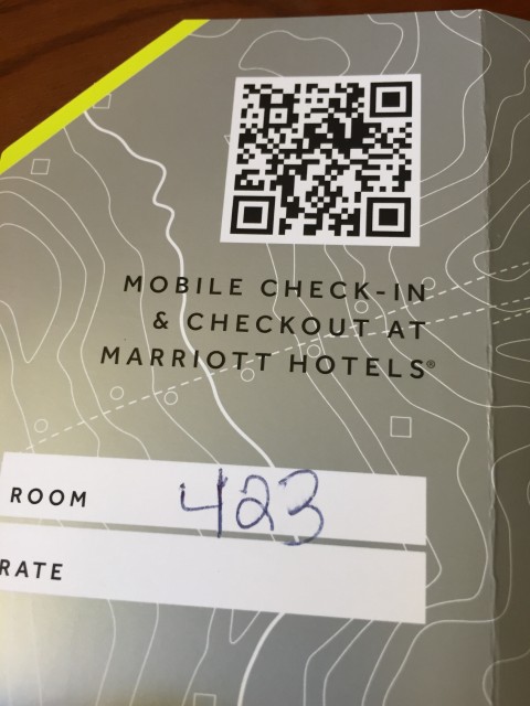 Marriott key packet