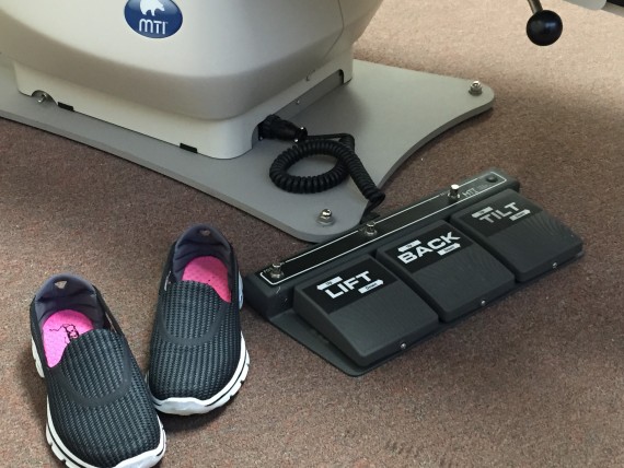 Podiatrist office patient chair