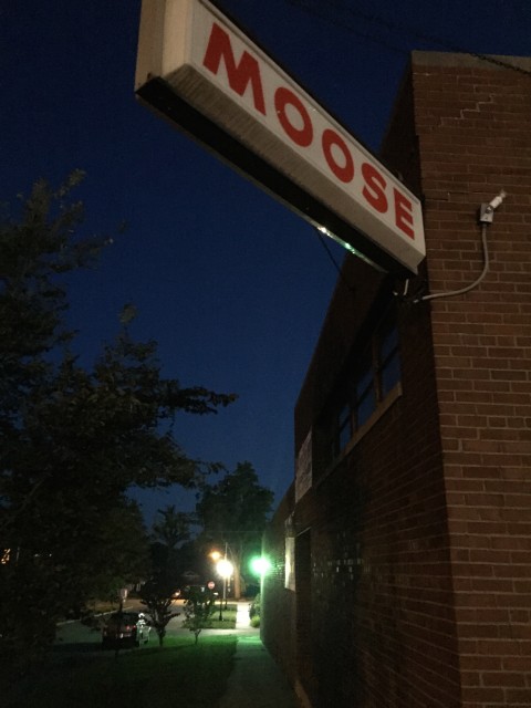 Moose lodge sign