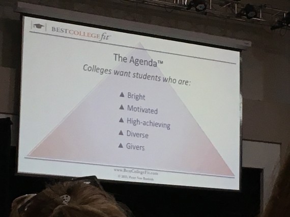 College Admission logistics seminar