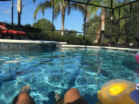 Florida homeowner pool near Disney