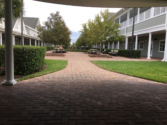Windermere Prep High School courtyard