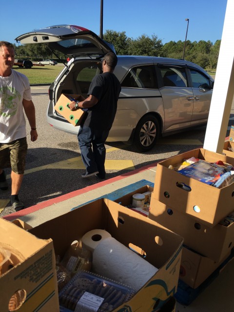 Delivering Food For Families 