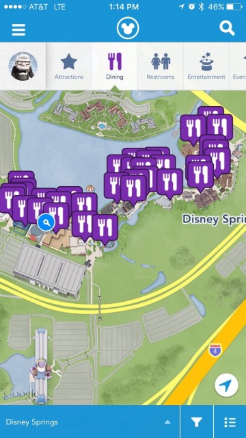Disney Springs restaurants