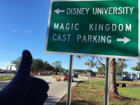 Walt Disney World Cast Member signage