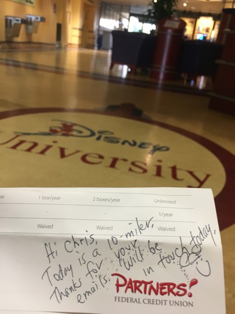Disney University lobby