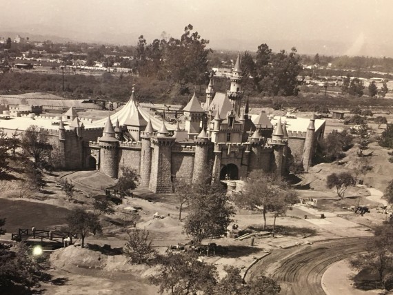 Disneyland construction photo