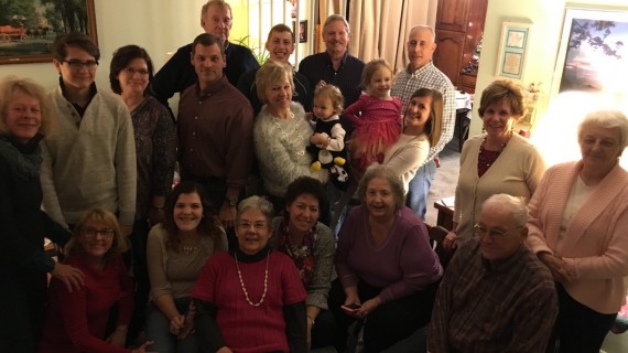 Family Christmas photo