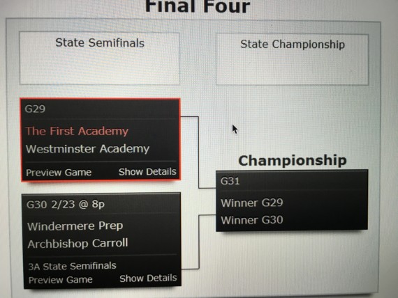Florida High School 3A Basketball final four